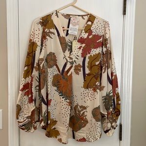 Women’s floral print blouse